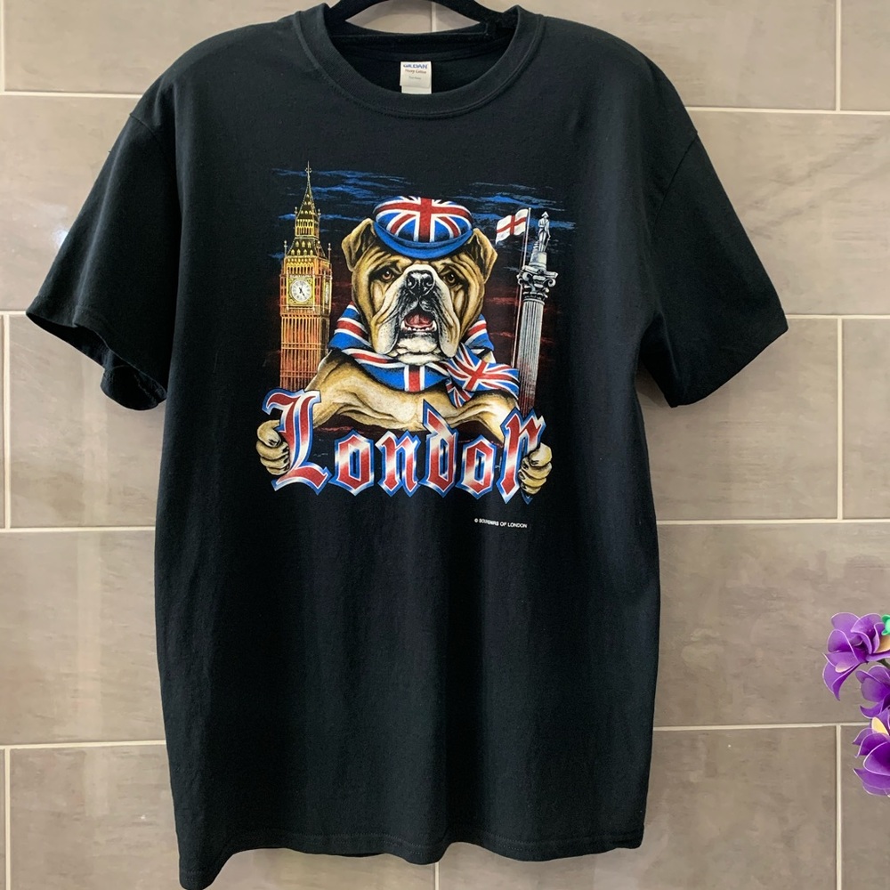 Vintage Gildan British Bulldog London Graphic Tee - Picture 2 of 11